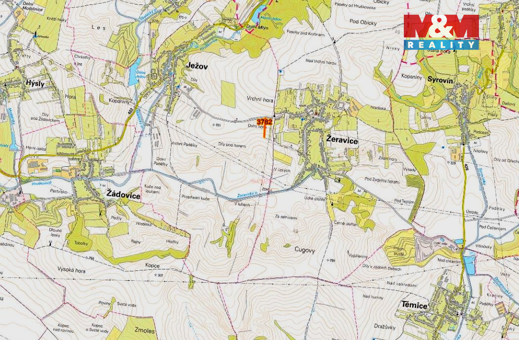 Prodej pole, 523 m², Ježov - 5