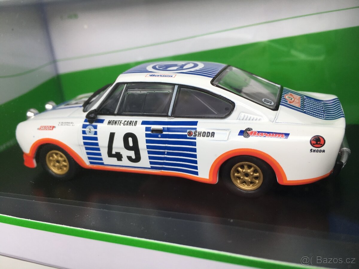 Model ŠKODA 130RS "RMC 1977" č.49 Abrex 1/43 - 5