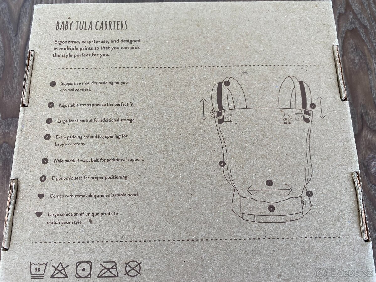 TULA nosítko Discover, ergonomické, plně nastavitelné - 5