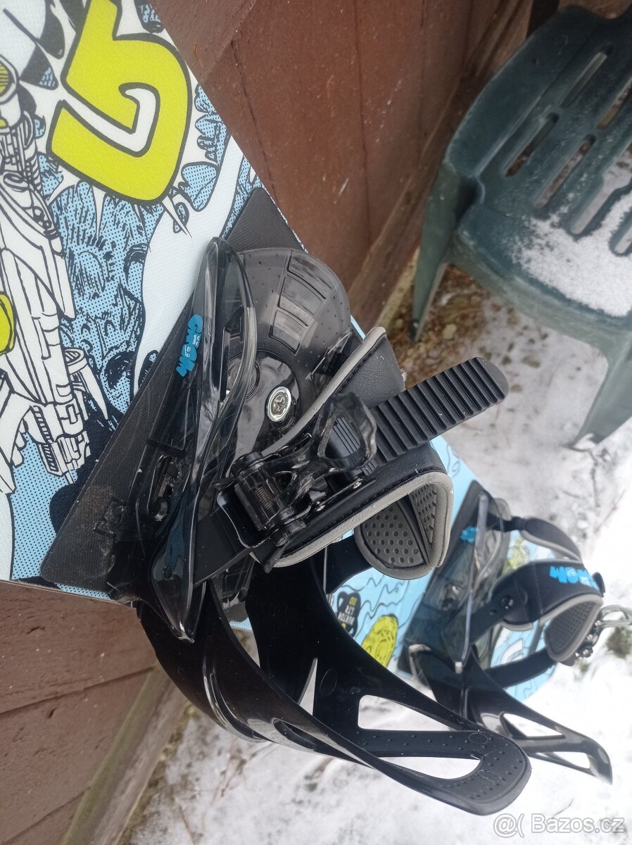 Prodám snowboard set BURTON 110cm - 5