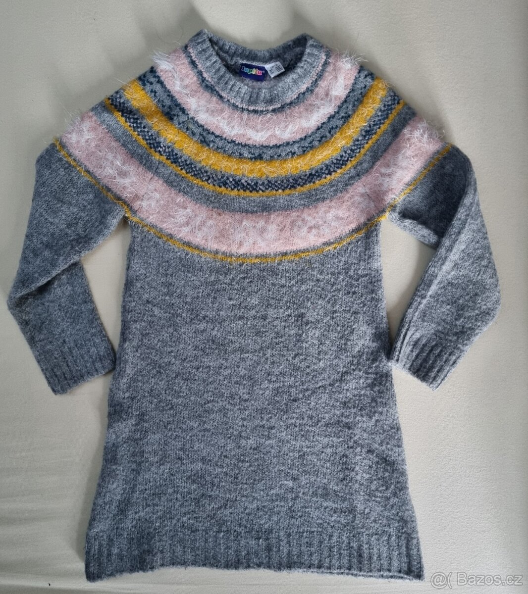 Dívčí pletené šaty - 5
