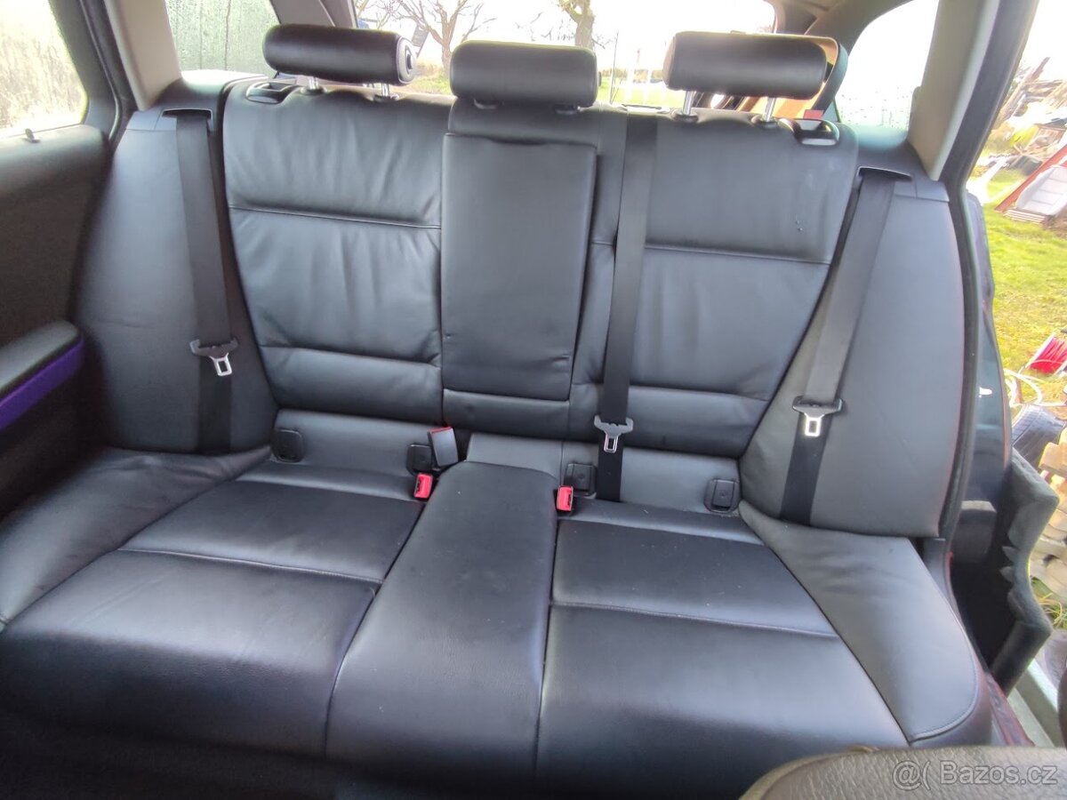 BMW E91 sport sedadla černá kůže sedačky - 5