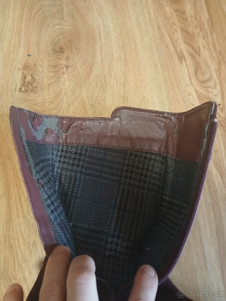 Semišové kozačky X-TI, vel. 28 - 5