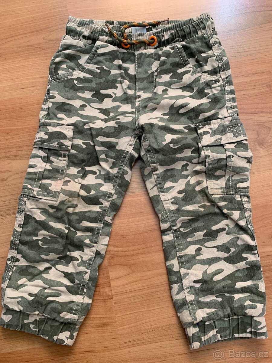 Zateplené kalhoty vel 92 a 98 - 5