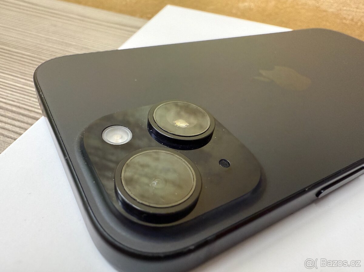Apple iPhone 15 128GB black TOP stav, baterie 100% - 5