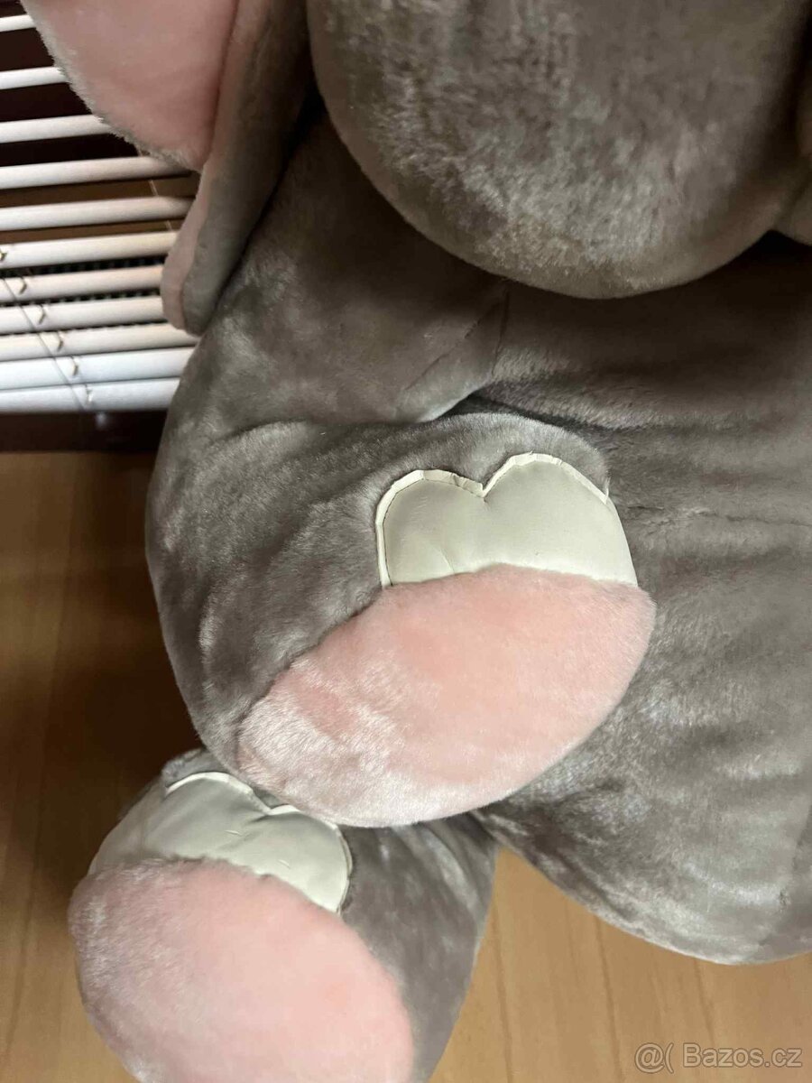 Plyšový slon – velký a heboučký (75 cm) - 5