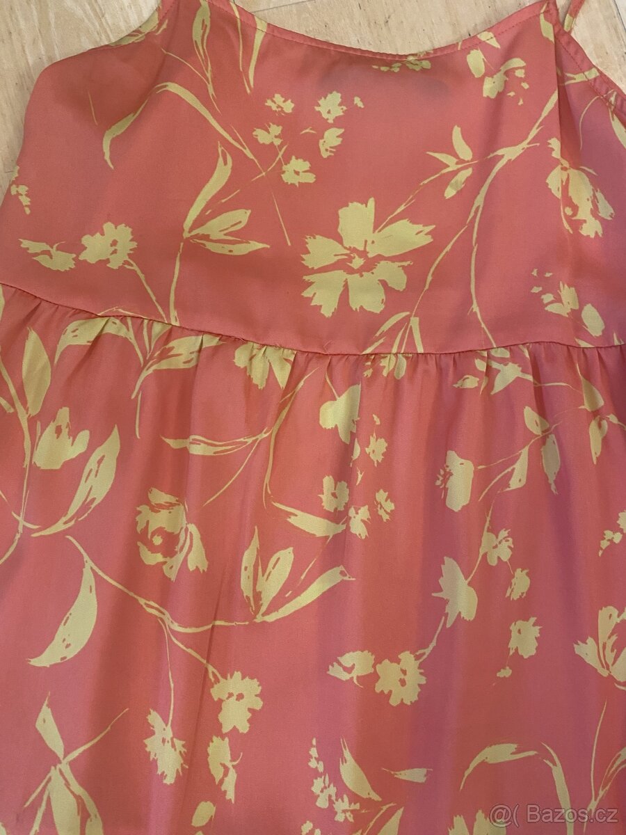 Dlouhé saténové šaty Zara vel. XS - 5