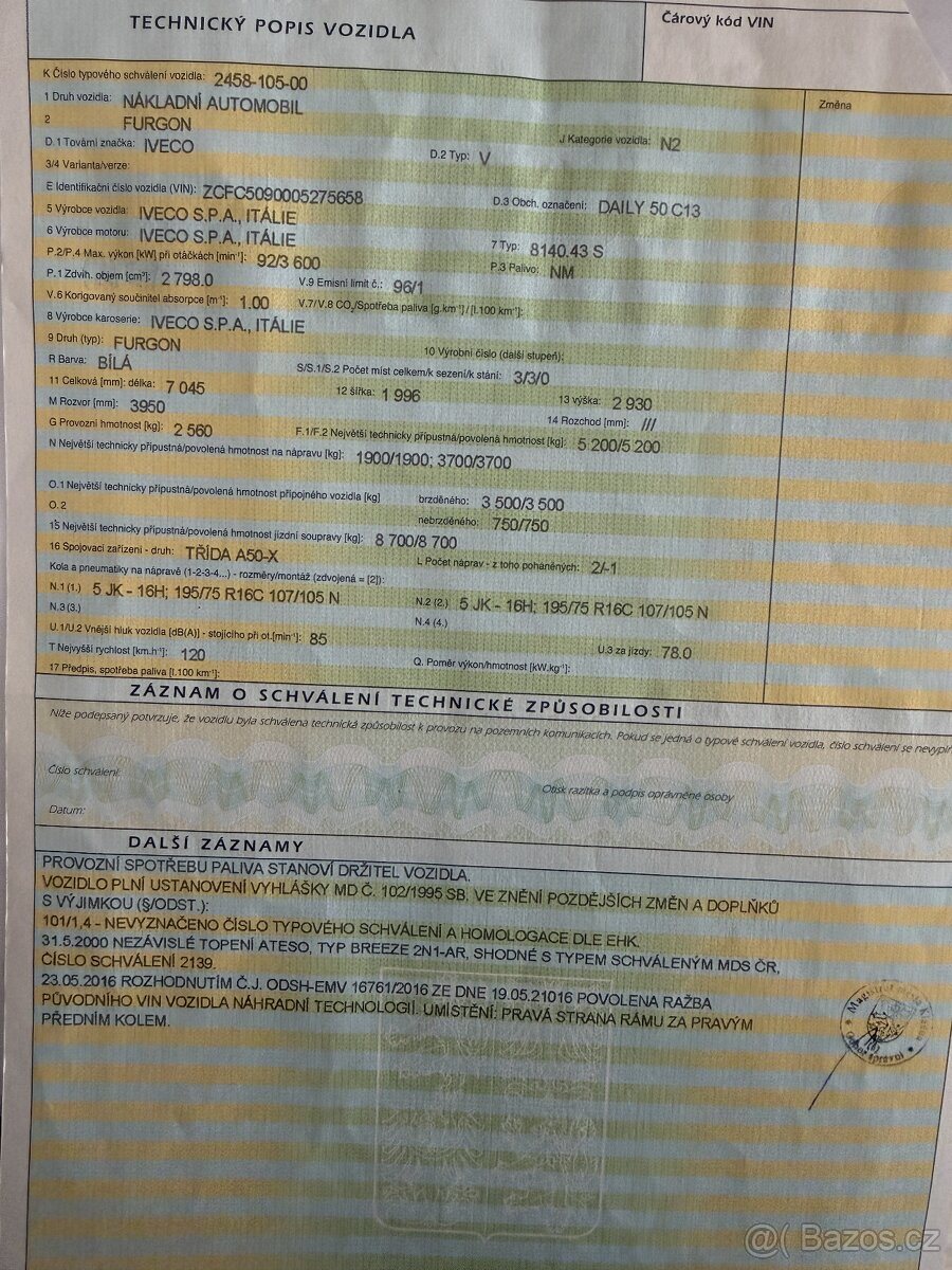 Iveco Daily 50C13 2.8jtd - 5