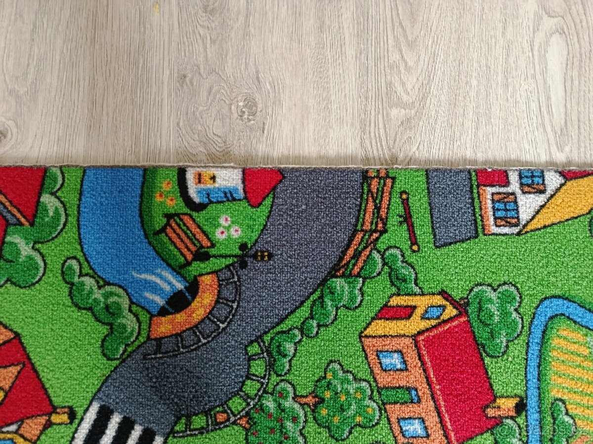 Dětský koberec vzor města 2,4x3m - 5