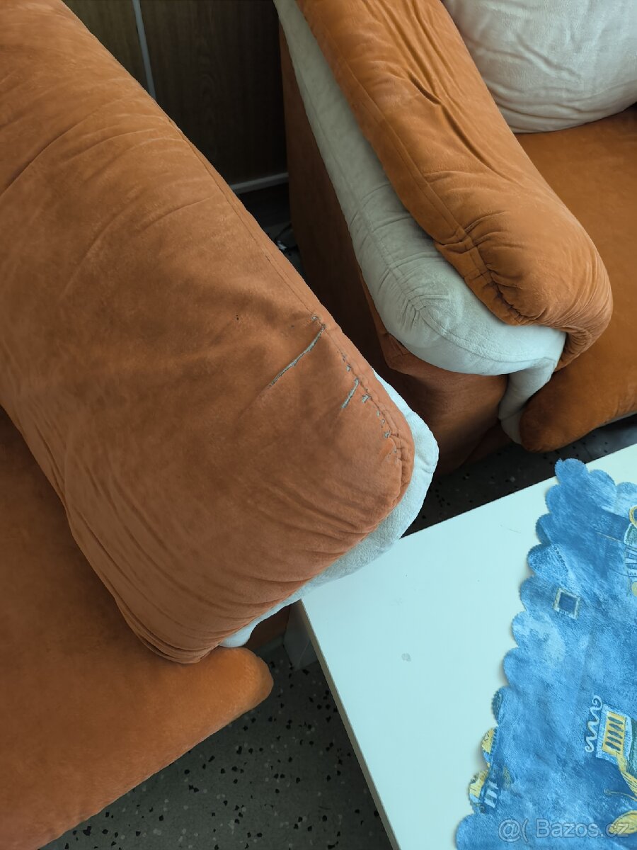 Sedačka + 2 křesla (nerozkládací) - 5