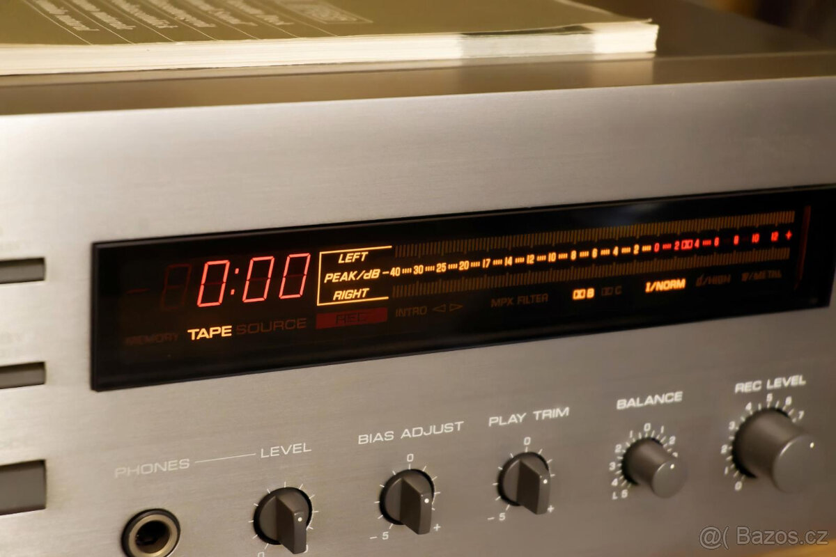 Tříhlavý tape deck YAMAHA KX-650 + originální DO - 5