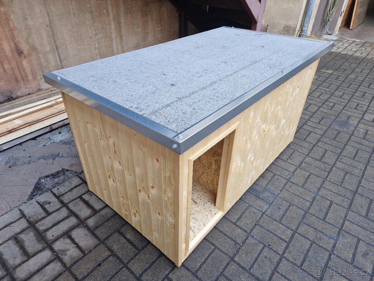 Zateplená psí bouda XL - 5