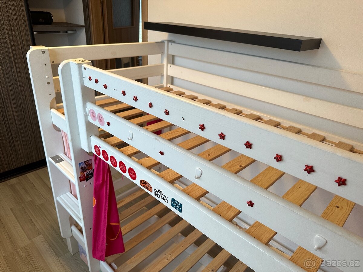 Dřevěná palanda s matracemi 200x90 - 5