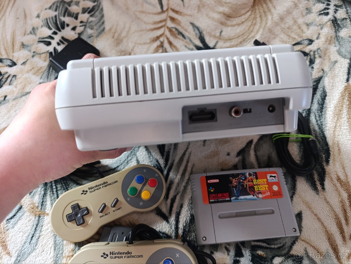 SNES Super Nintendo + Hra - 5