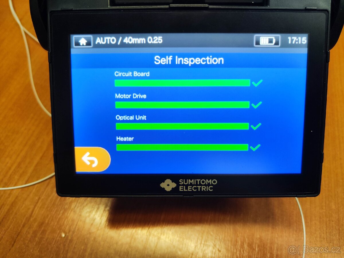 Svářečka optických vláken Sumitomo 72C - 5