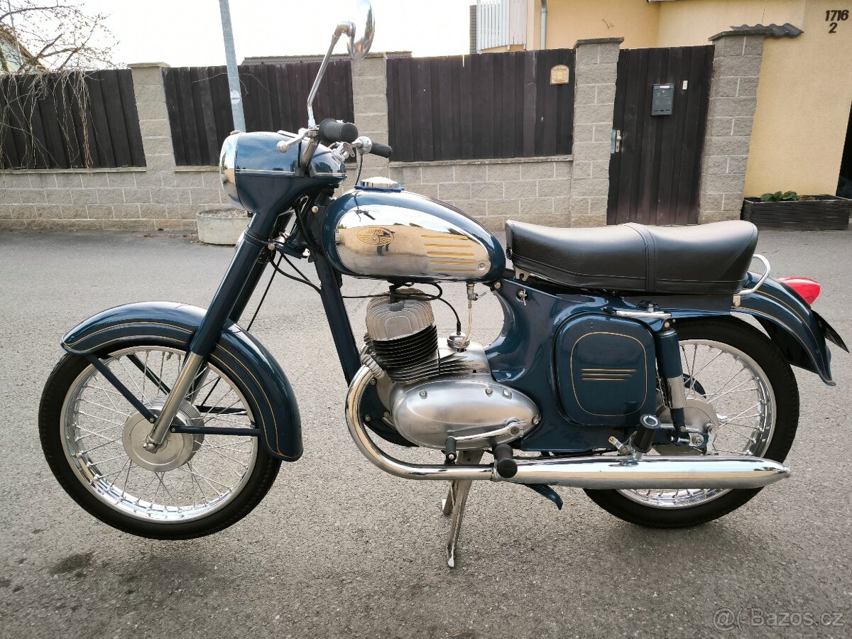 Jawa 350/361 Sport po profesionální renovaci,malá SPZ - 5