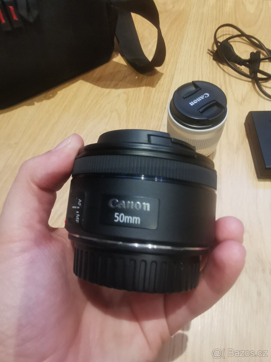 Canon eos 250 D + EFS 18-55mm + EF LENS 50 mm - 5