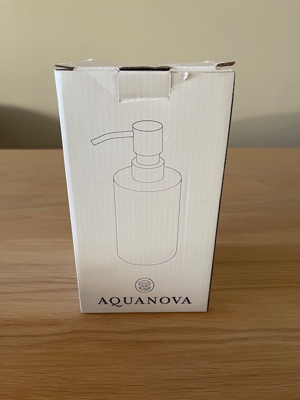 Dávkovač mýdla, černé matné sklo, sleva 50% - 5