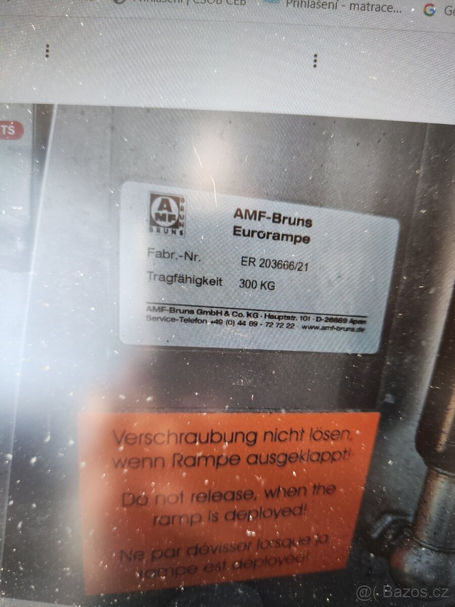 Sklopná najezdová rampa do dodávky - 5