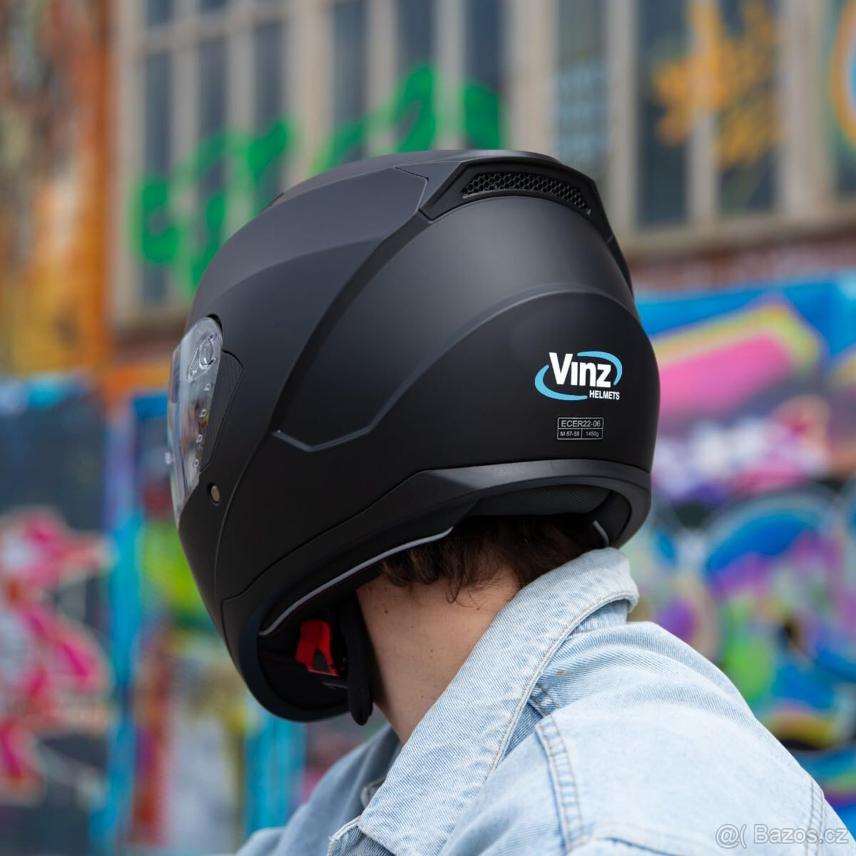 VINZ Integrální helma Vigo s plným hledím - 5