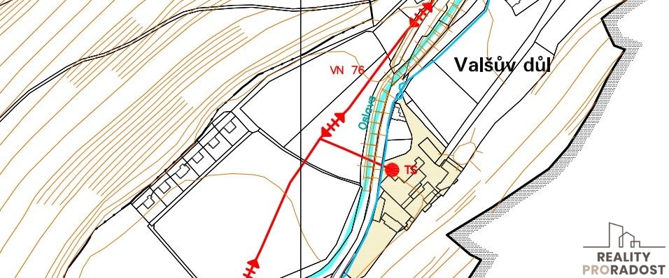 Prodej stavebního pozemku 515 m²-Dlouhá Loučka - 5