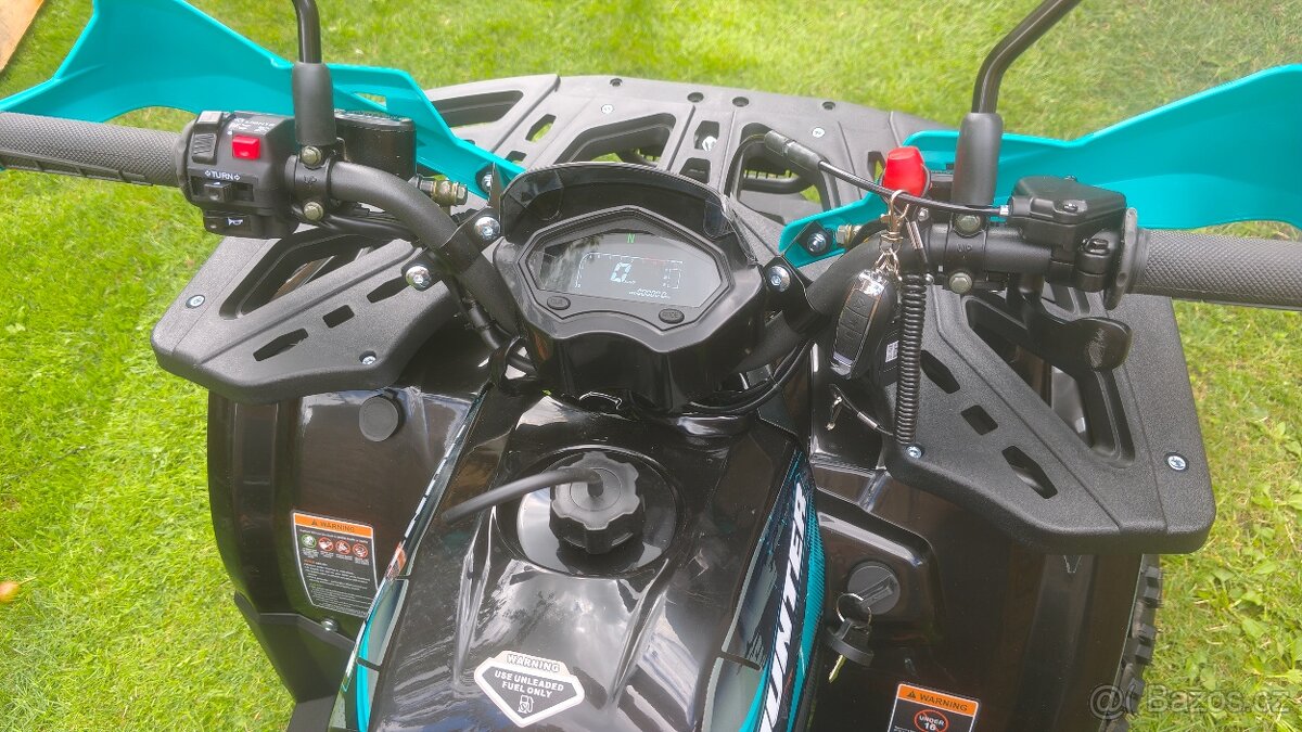 Nová červená čtyřkolka pro větší děti 125cm 8"kola - 5