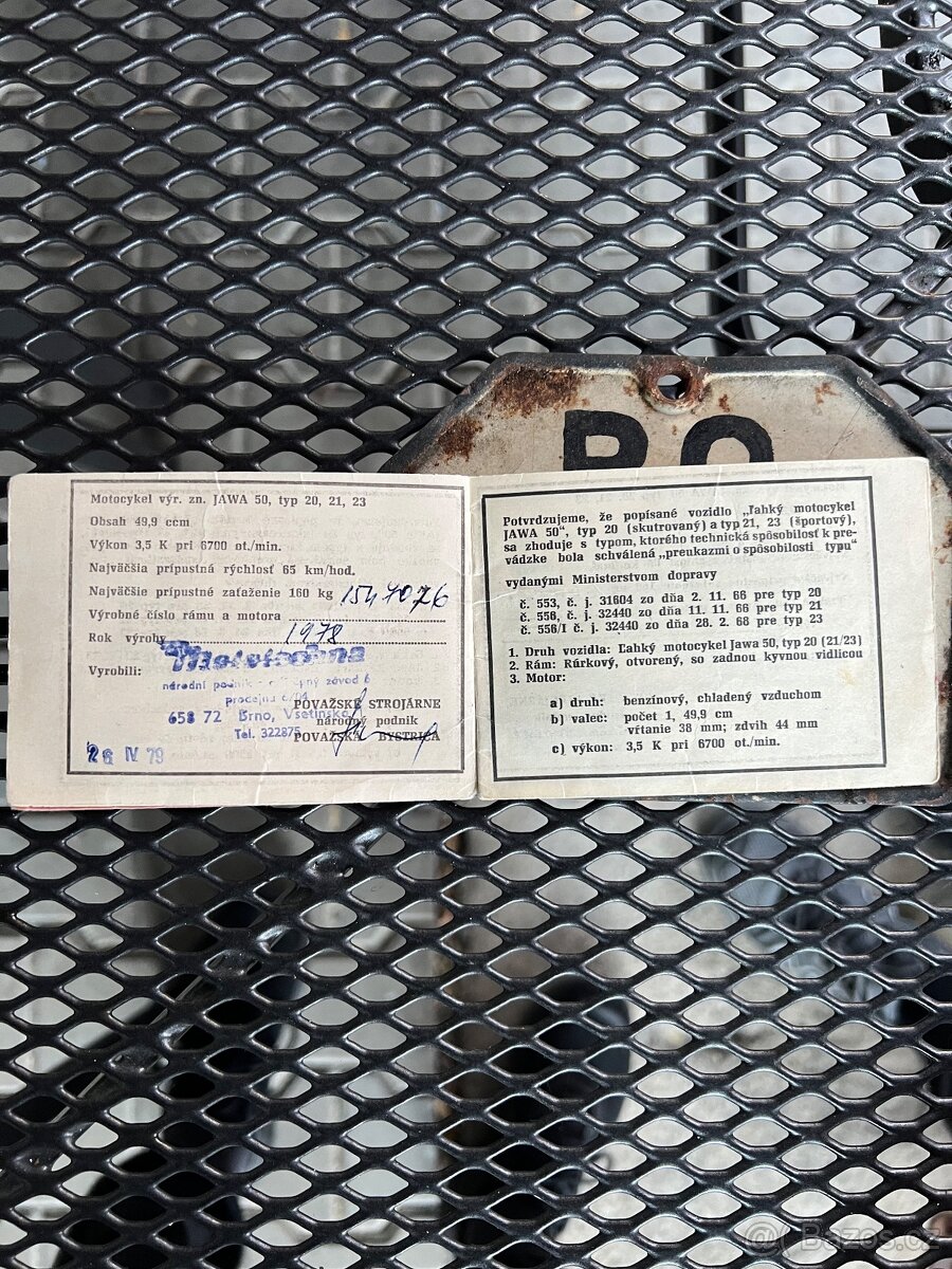 Jawa 50 mustang s TP - 5