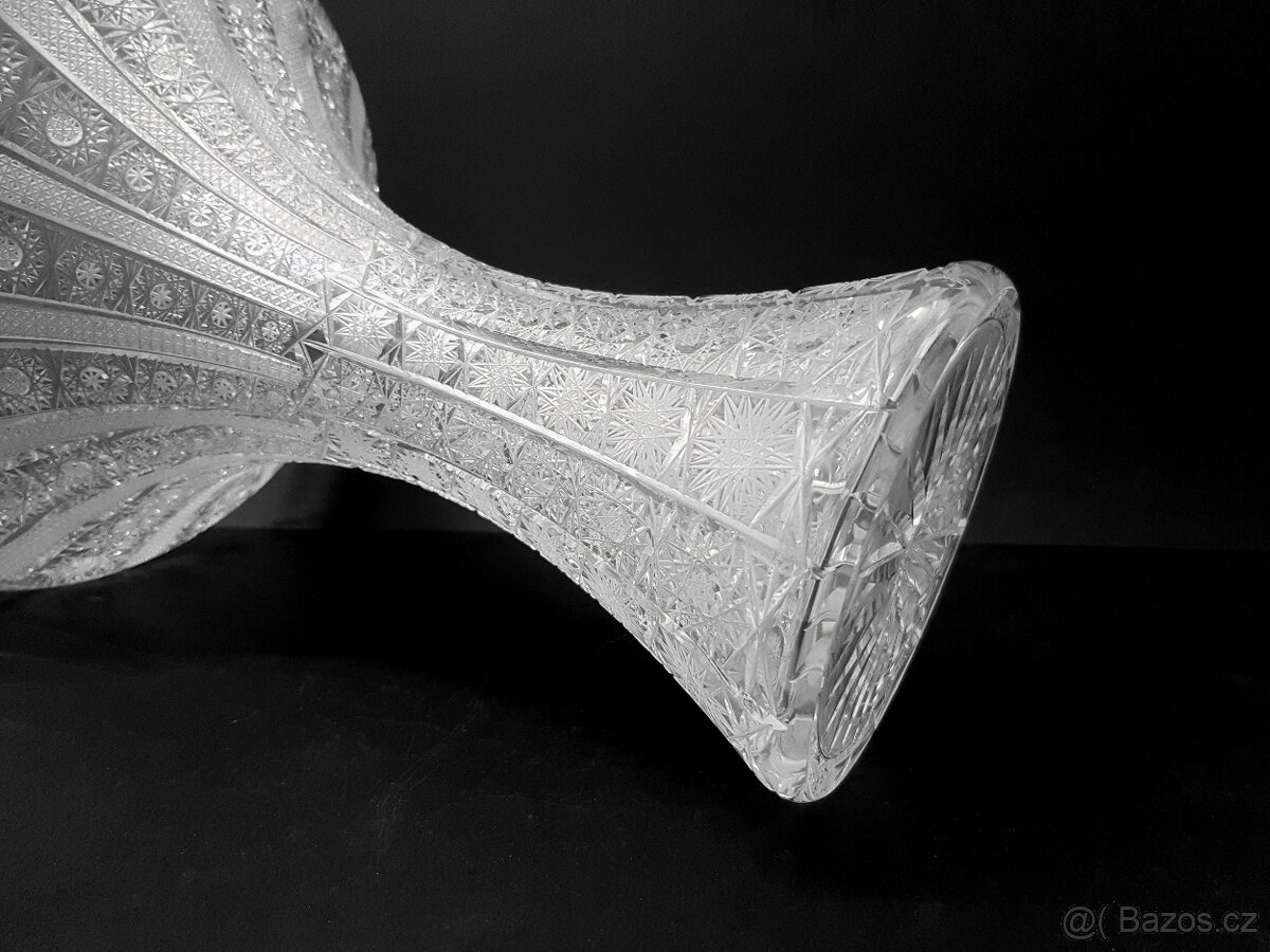 Váza "Iris" broušené sklo - 5