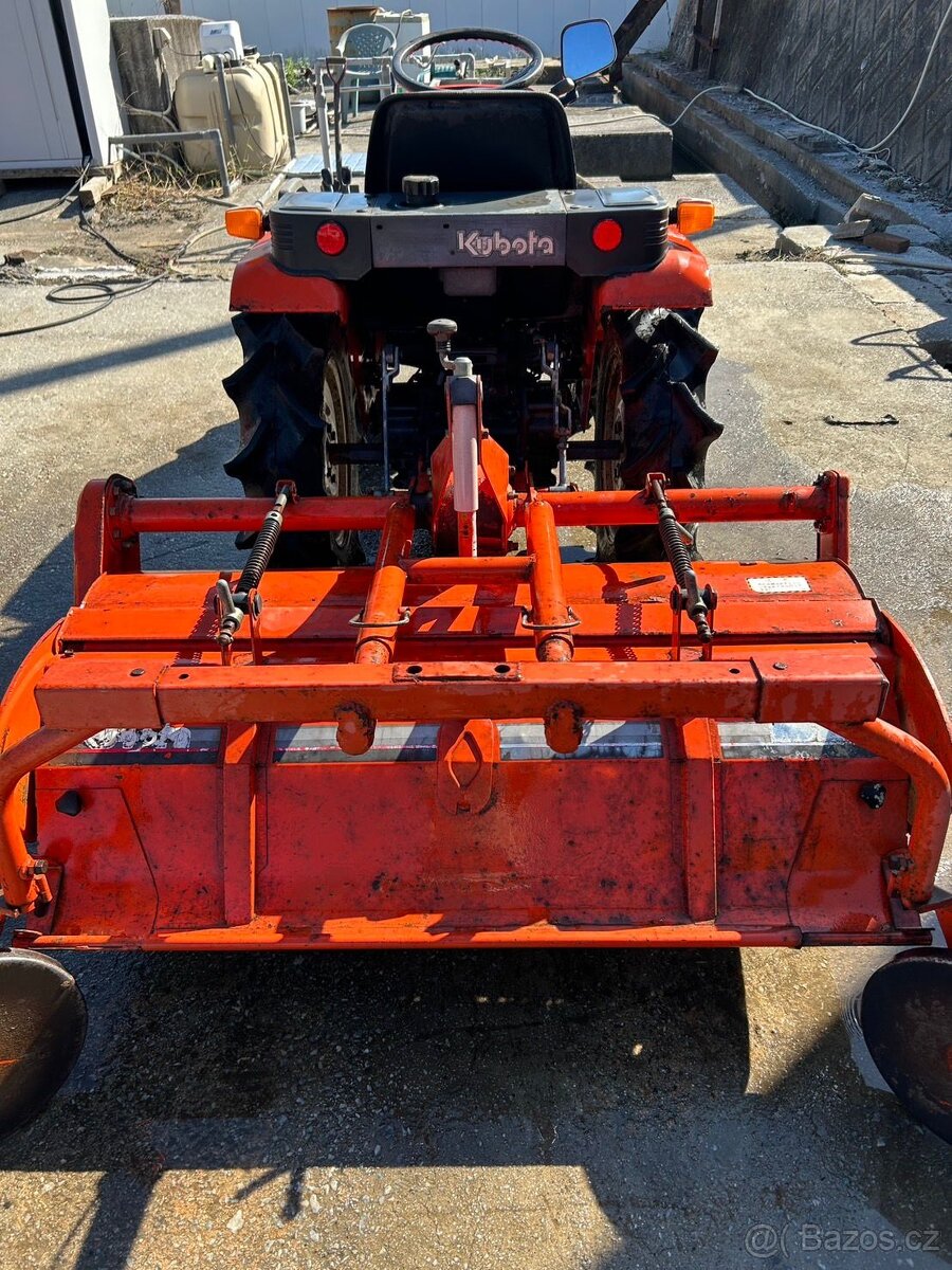 Malotraktor Kubota Aste A14 s rotavatorem - 5