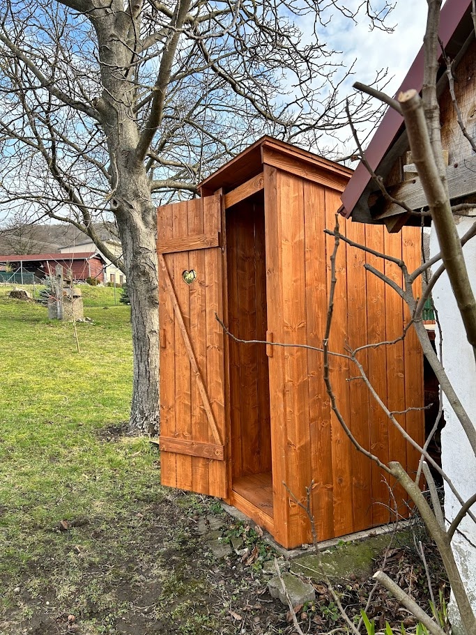 Nová dřevěná kadibudka - palubky 20mm - dovoz ČR - 5