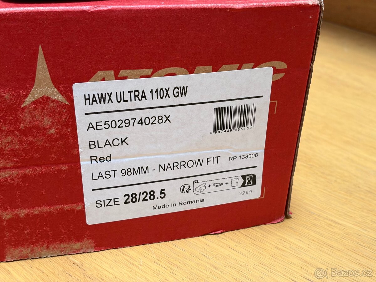 Lyžáky atomic ultra 110x (vel 28-28,5) - 5