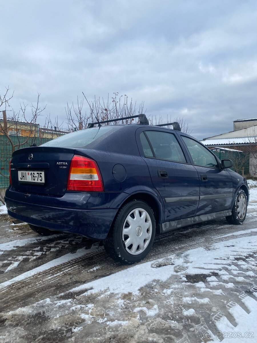 Opel Astra G 1.4i 66kw rok 2000 STK 08/2026 Euro3 původ ČR - 5