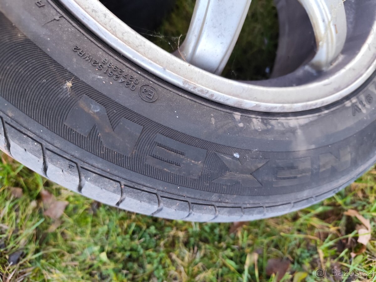 Sada 4 alu kol 16" i s pneumatikami - 5