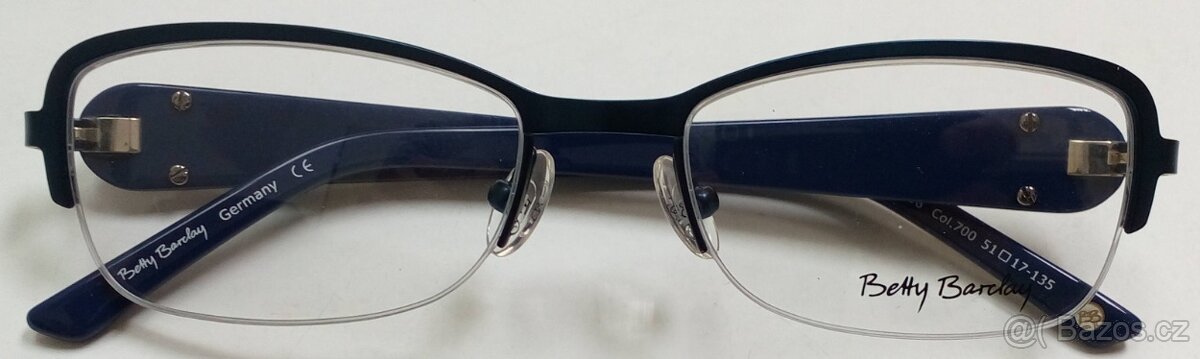 brýle poloobruba dámské BETTY BARCLAY 1098 700 51-17-135 mm - 5