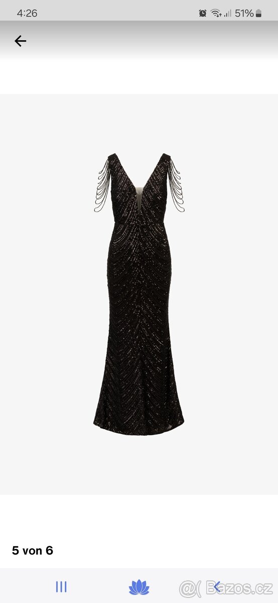 Nové, luxusní dlouhé společenské šaty Apart vel.40 - 5