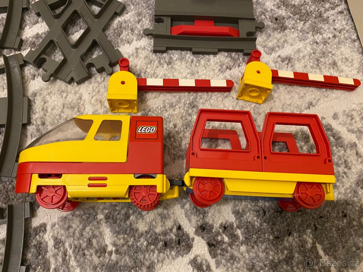 Lego Duplo železnice XXL-most, tunel, koleje, mašina intelli - 5