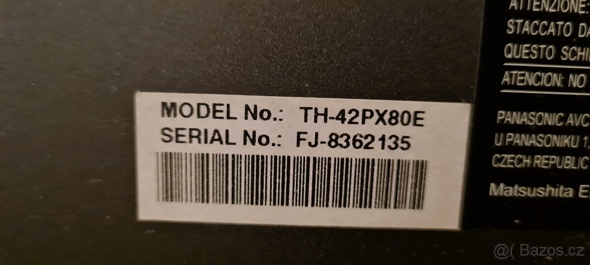 Televize Panasonic Viera TH-42PX80E - 5