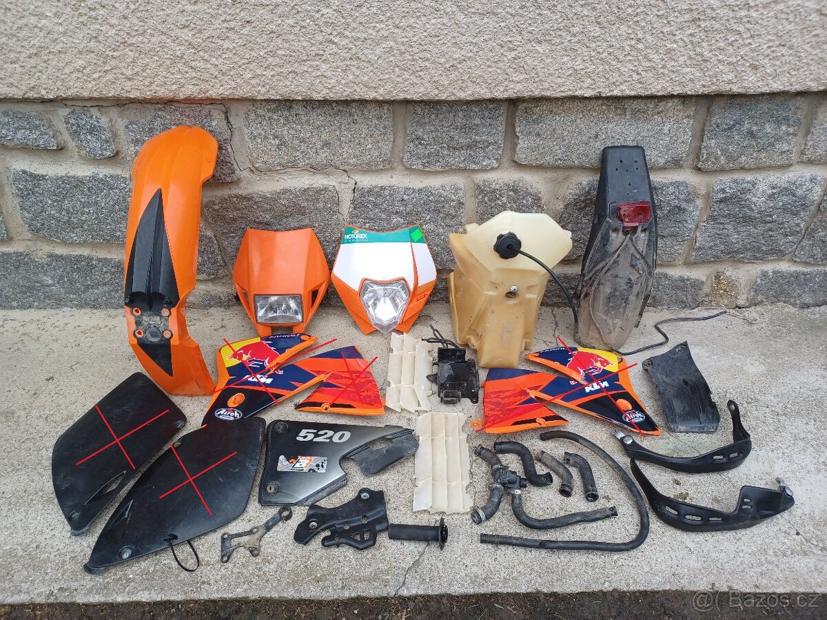 KTM 520 EXC RACING - NÁHRADNÍ DÍLY - 5