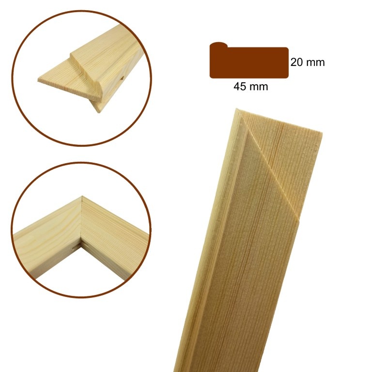 Obrazové rámy, napínací blind rám . - 5