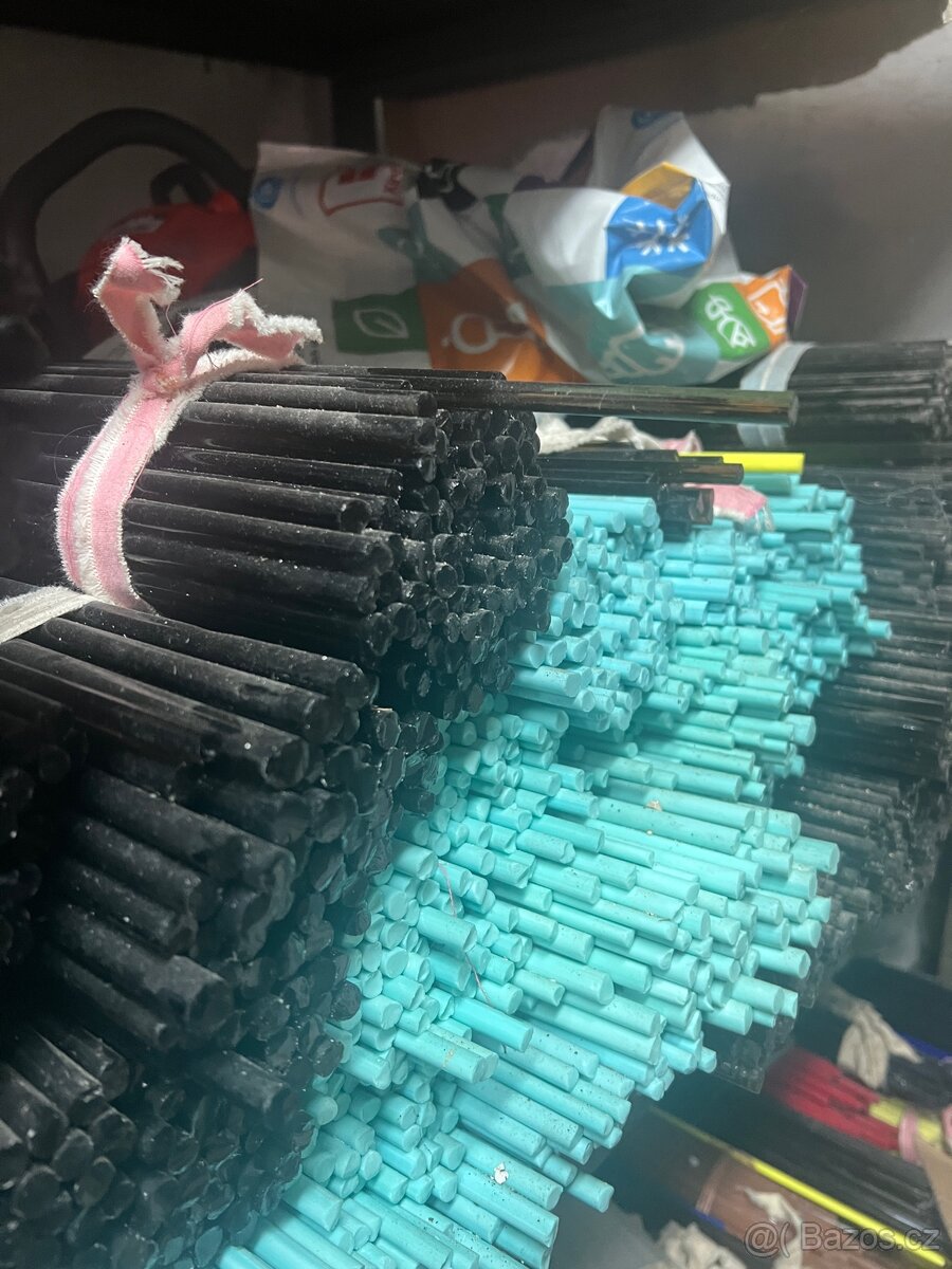 Skleněně tyče různé barvy - 5