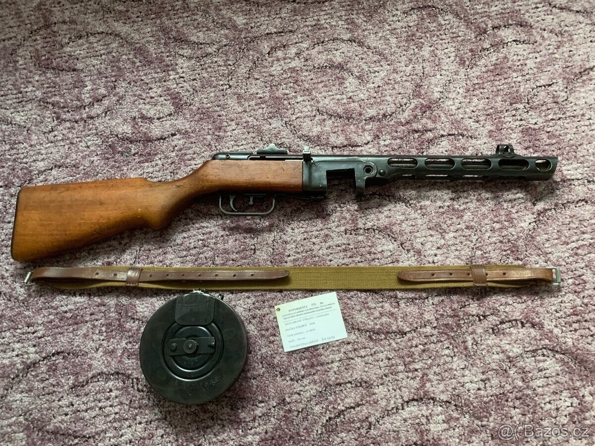 Znehodnocený samopal PPS 41 Spagin - 5