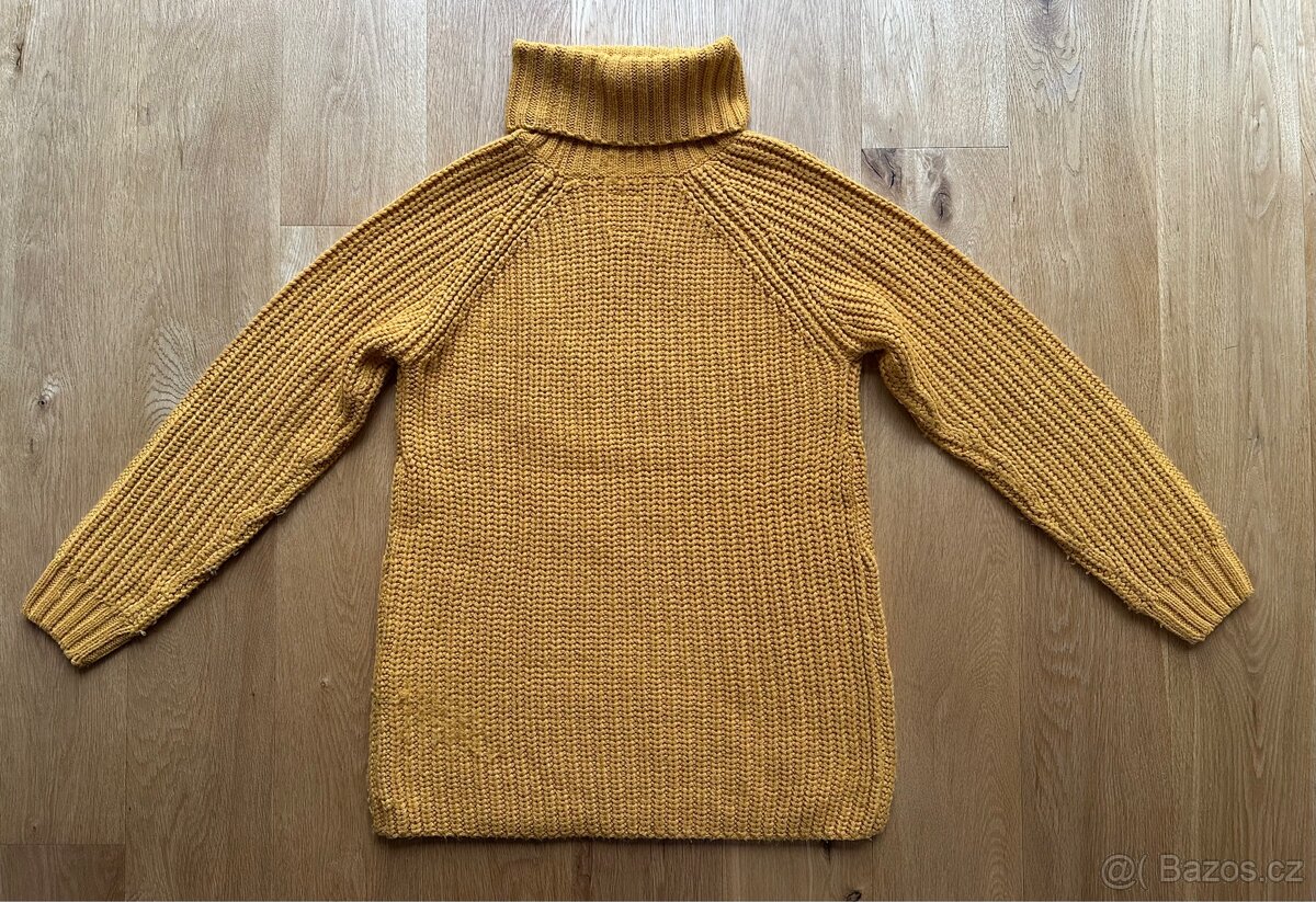 Dlouhý svetr s rolákem vel.38 - 5