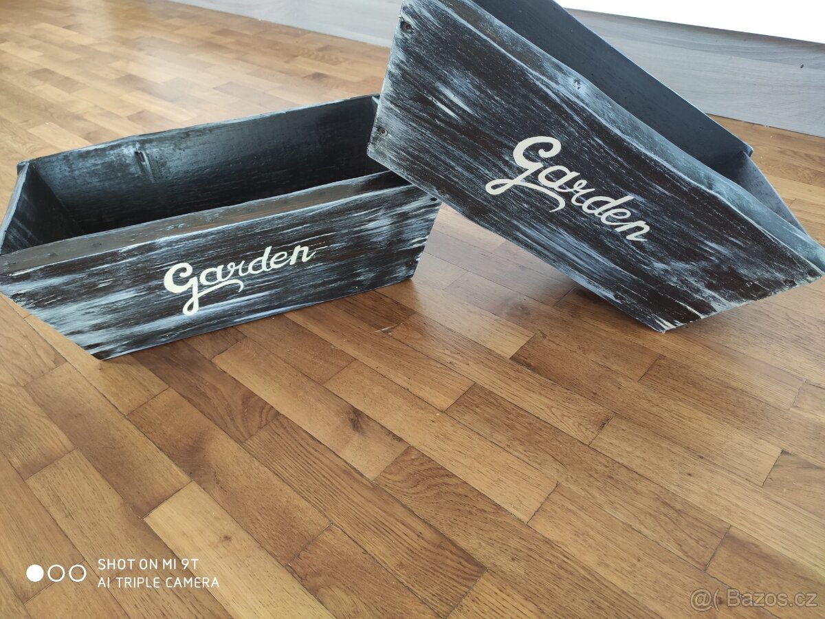 Dřevěný masivní truhlík - 5