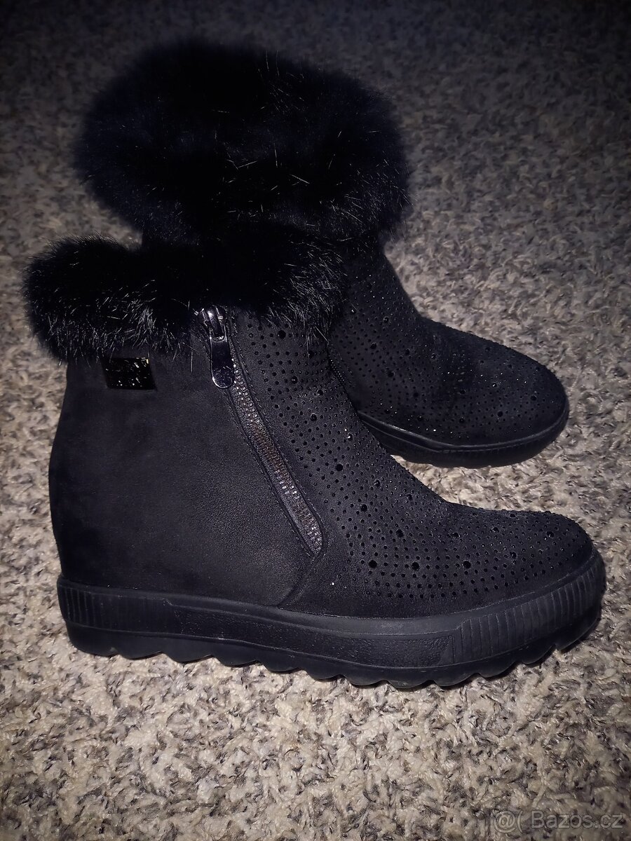 Zimní boty s kamínky - 5