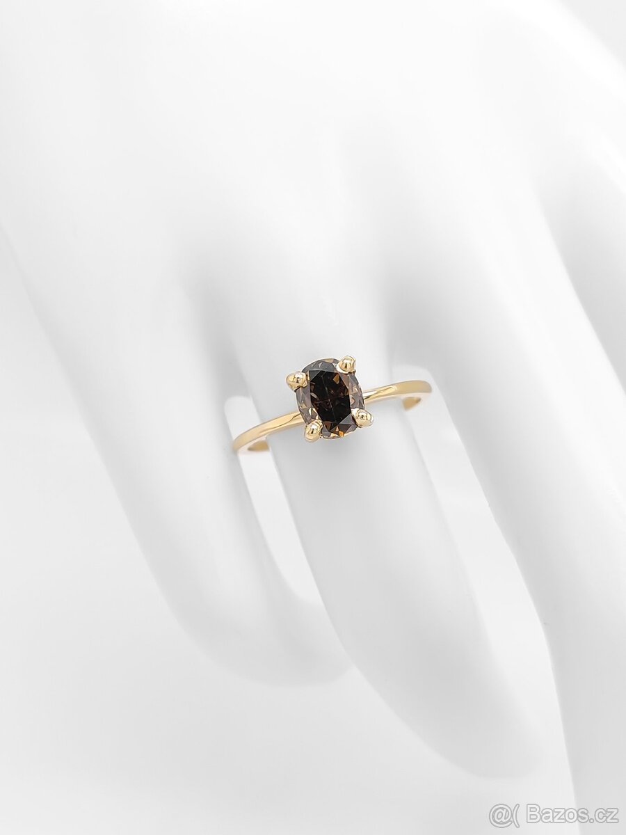 Exkluzivní dámský prsten s 1,3ct diamantem - 5