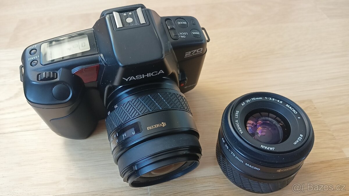 Yashica 270 Autofocus + 2x objektív - 5