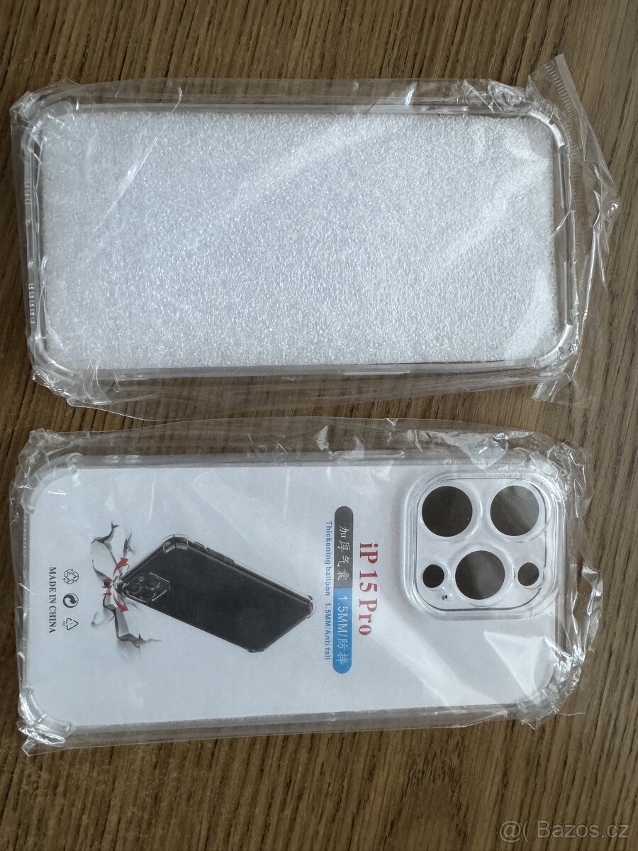 Ochranné sklo na iP 15 Pro max a kryt na iP15 Pro - 5