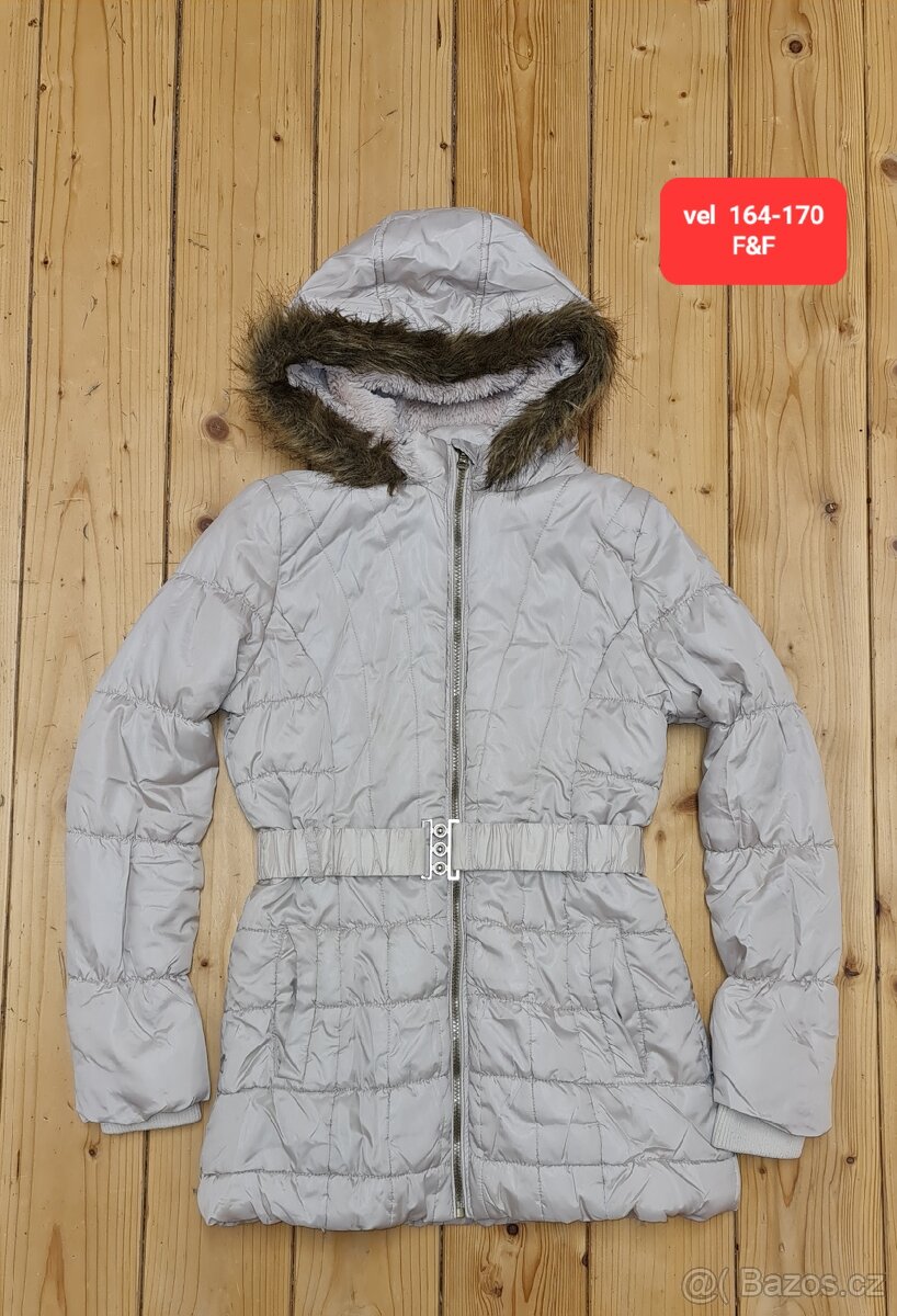 vel 164 - bunda,mikina, leginy.... - 5