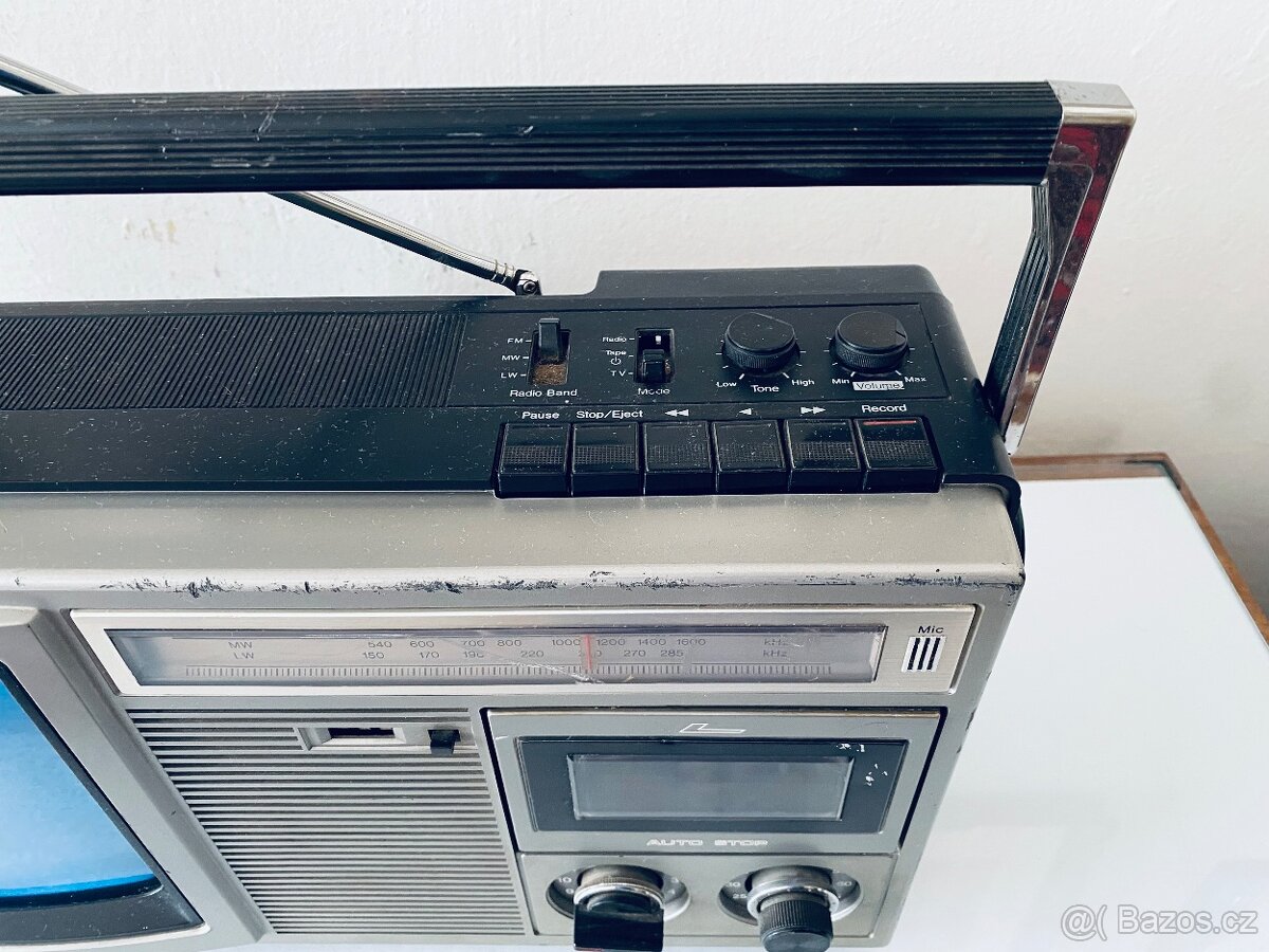 Magnetofon/TV/Radio Sharp 10p-28G, rok 1980 - 5