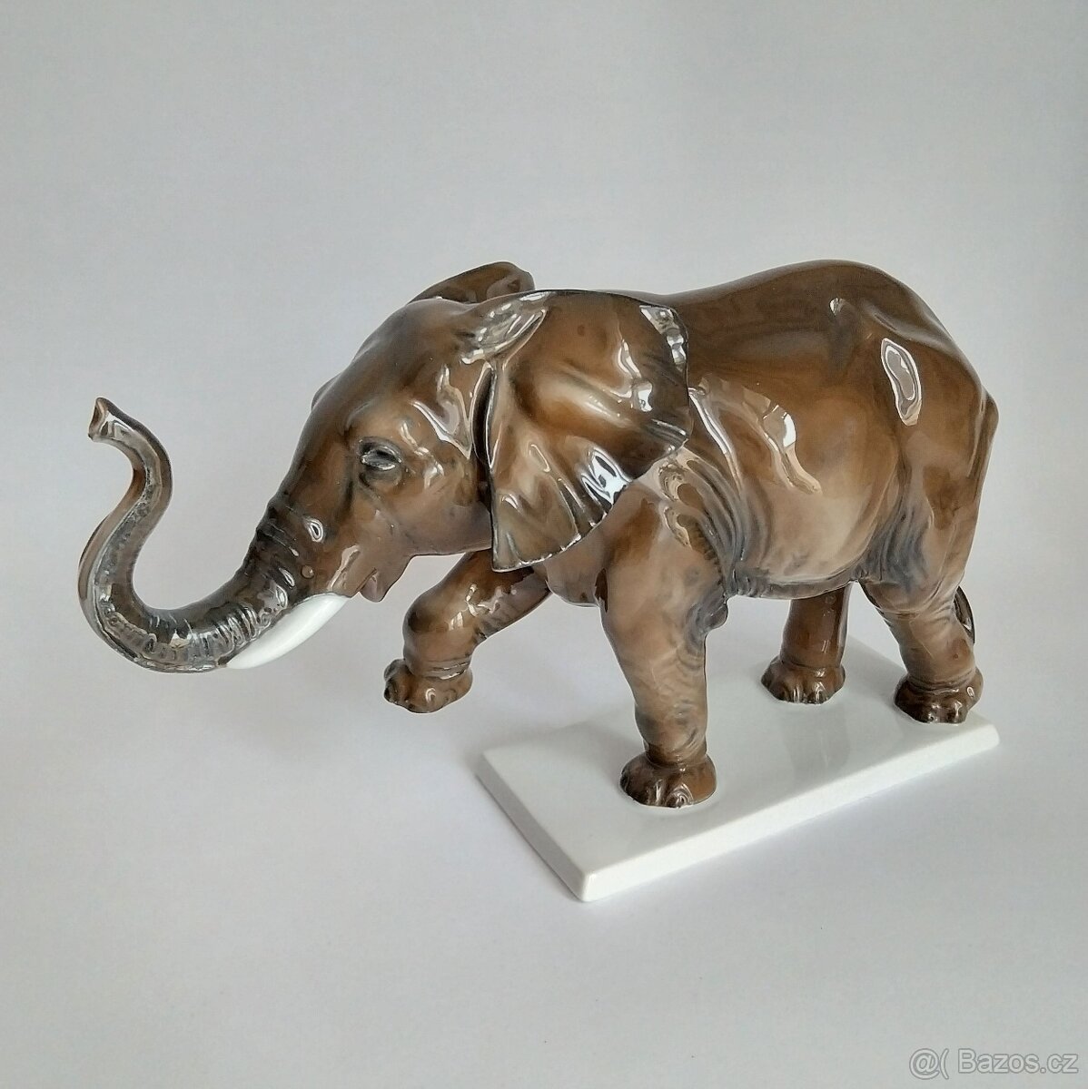 Velká porcelánová figura slona - ROSENTHAL - 5